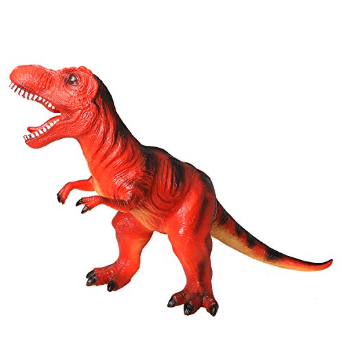 rainbow yuango Oversize 40" 15" 20" Large Tyrannosaurus Rex Educational Standup T-Rex Dinosaur Model Action Figures Vinyl Plastic Realistic Dino Toy for Kids(Red)