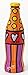 Enesco Coke by Romero Britto Coke Bottle Yellow Cap Figurine, 6.5-Inch