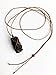 Ripple Stream Raw Black Tourmaline Crystal Healing Chakra Pendant Hand Braided Necklace Protection Negative Energy Cleanser Natural Stress Aid Soothe Mind Emotions Hand Knitted (Braided)
