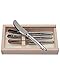 Jean Dubost Laguiole 4-Piece Spreader Set, Stainless Steel Handles - Rust-Resistant Stainless Steel - Includes Slide-Top Box - Made in France