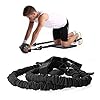 Surplex-2-Stueck-Bauch-Roller-Rad-Zugseil-Spannung-Band-Widerstandsband-fuer-Bauchroller-Widerstand-Bands-Zusatz-Abnehmen-Fitnessgeraete-der-Perfekte-Ab-Roller-Inklusive-Training-Roller-Rad-Zugseil