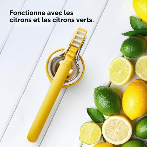 Palmzester Zester À Citron, Râpe Et Presse-Agrumes À Main, Lavable Au Lave-Vaisselle, 9 X 7,5 X 4 cm, Vert