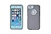 iPhone 6 Case,iPhone 6s Case,NCIE(TM) Defender Series Full-body Rugged Hybrid Heavy Duty Hard Cover Shockproof Case and Screen Protector for Apple iPhone 6/6s (Gray+Light Blue)