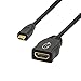 VCE 4K x 2K Micro HDMI Male to HDMI Female Converter Adapter Cable 6 Inch