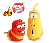 Candice Guo! 15-20cm,2pcs/lot Selling Item Fun Insect Slug Creative Larva Plush Toys