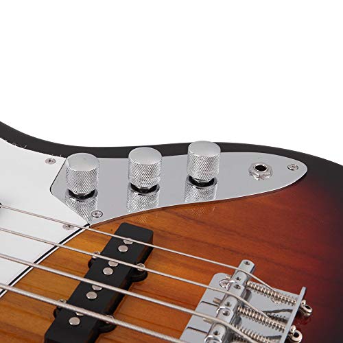 Waful Electric Bass Guitar, Starters Acoustic Bass Guitar Beginner Kit