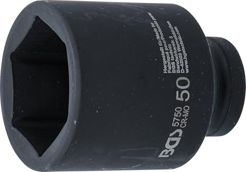 BGS 5750 | Impact Socket Hexagon, deep | 20 mm (3/4) Drive | 50 mm