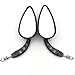 XKMT-Black Skull Side Mirrors Compatible With 1984 and up H-D Dyna Street Bob Low Rider Fat Bob Wide Glide Switchback CVO Street Glide Trike Freewheeler Tri Glide Ultra [B01G80QG6W]