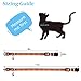 PUPTECK 2 Pack Adjustable Bowtie Small Dog Collar with Bell Charm (8-11