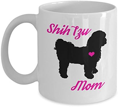 Shih Tzu Mom Mug - Coffee Cup For Women Shih Tzu Lovers and Owners