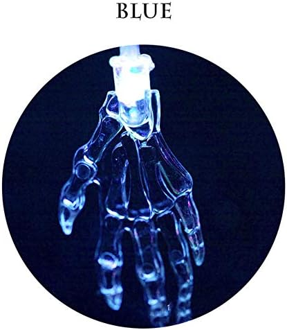 Light Garland String Lights Halloween String Lights Skeleton Led Handmade Battery Garland Christmas Party Blue 2Meter20 Lights (USB)
