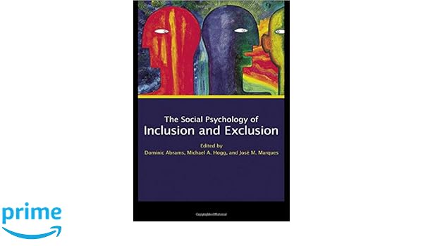 Amazoncom The Social Psychology Of Inclusion And Exclusion - 