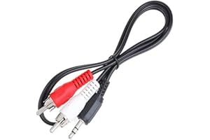 duskhoot 3.5mm to 2 RCA Audio Cable for Charging Bose Wave Connect Kit P/N 315527-0010 347759-0010