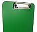 Trade Quest Plastic Clipboard Opaque Color Letter Size Low Profile Clip (Pack of 6) (Green)