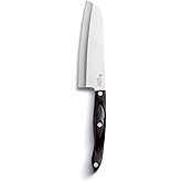 CUTCO Model 1766 Santoku Knife. 7.0" High Carbon Stainless Straight Edge Blade.5.6" Classic Brown Handle (Sometimes Called Bl