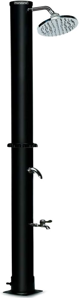 Deuba Solar-Gartendusche - warmes Wasser zum Nulltarif