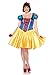 Leg Avenue Disney Plus-Size 2Pc. Classic Snow White Costume Dress and Bow Head Piece, Blue/Yellow/White, 3X-4X