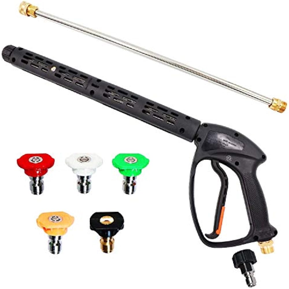 5000 PSI High Pressure Power Washer Gun Spray Gun, 19 Inch Extension Replacement eBay