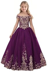 Tulle Flower Girl Dress for Wedding Sparkly