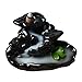 Pixnor Ceramic Glaze Incense Smoke Cone Burner Backflow Censer Tower Holder