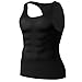 Men Waist Trainer Corset Vest Hot Neoprene Body Shaper Tank Top Sauna Suit Shirt No Zip Trimmer (S, Black Sauna Sweat Suits)
