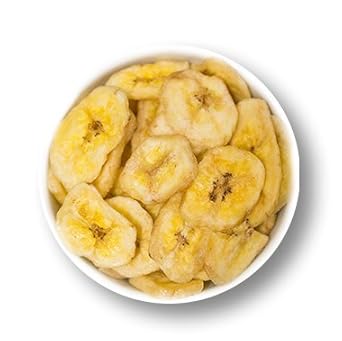 1001 Frucht | Bananen Chips | Bananenchips 1kg | Bananenchips ohne Zucker | getrocknete Bananenchip mit Honig veredelt | Qual