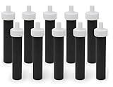 Fette Filter Replacement Filters for Brita Water Bottles - BPA Free Water Filters Compatible with Brita Hard-Sided Bottles & Sport Sided Bottles - Compare to Part #BB06. (Pack of 10)