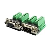 DB9 Breakout Connector RS232 Serial 9 Pin Connector Db9 Terminal (Male x 1, Female x 1)