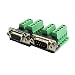 DB9 Breakout Connector RS232 Serial 9 Pin Connector Db9 Terminal (Male x 1, Female x 1) primary
