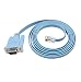 Cisco Console Cable 9-pin DB9 Female Serial RS232 Port to RJ45 Male Cat5 Ethernet LAN Rollover Console Cable Switch Cable Cisco (DB9P to RJ45)