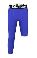 Dizoboee Youth Boys Compression Pants One Leg 3/4