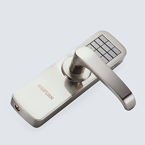 HAIFUAN Security Digital Keyless Code Door Lock, Unlock with Code And Key(HFAM5-R)