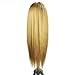 Mannequin Head African with 100% Human Hair Cosmetology Afro Hair Manikin Head for Practice Styling Braiding with Free Clamp (YK27)