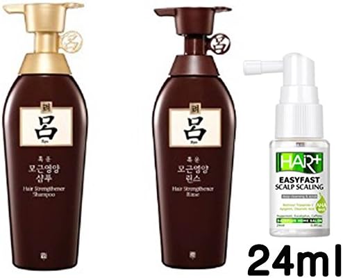 Ryoe Korean New Root Volume Shampoo + Conditioner/400ml,Strengthen Hair Roots + hairplus scalp scaling 0.8Fl Oz