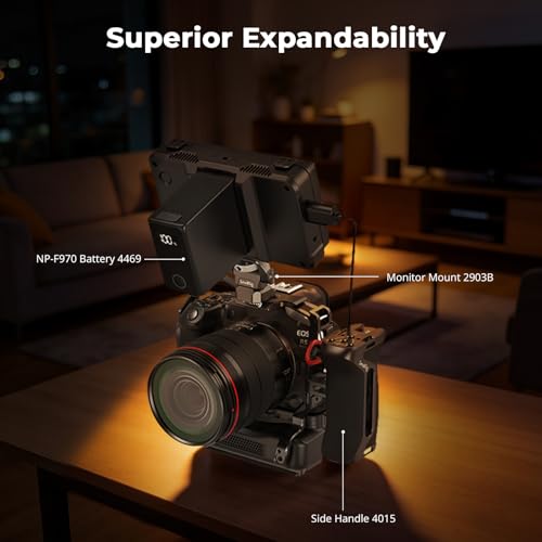 SMALLRIG Sony Alpha 1 II/9 III Cage with Vertical Grip VG-C5, Three-Point Lock, with Integrated Ark Plate and Versatile Mounting Options - 5908
