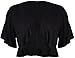 PurpleHanger Women's Short Sleeve Frill Crop Shrug Plus Size