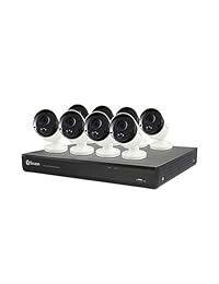 Swann SWDVK-1655808-US 5580 Serie 16x8 4K - Sistema de detección real con control de voz DVR, color blanco