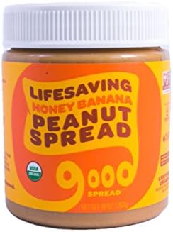 Good Spread Organic Salted Honey Peanut Butter Usda Certified Organic, Non gmo, 10 oz.