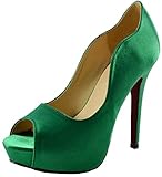 Littleboutique New Peep Toe Satin Wedding Platforms Stiletto Evening Dress Pumps Bridal Shoes Heels