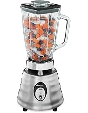 Oster 4093-008 6-Cup Glass Jar 2-Speed Beehive Blender, Brushed Stainless