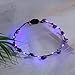 Flower Crown, 5 PCS Led Flower Wreath Headband Luminous 10 Led Flower Headpiece Flower Headdress For Girls Women Wedding Festival Holiday Christmas Halloween Party