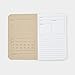 Word. Notebooks Adventure Log Pocket Travel Journal - Mini Notebook for Trips, Bullet Journals, Notepads (3 Pack)