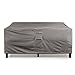 KHOMO GEAR Waterproof Heavy Duty Outdoor Lounge Loveseat Sofa Furniture Patio Cover - 88'' x 32.5'' x 33'' Grey