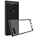 CoverON [ClearGuard Series] For Blackberry KEY2 Case, Slim Fit Phone Cover with Clear Hard Back and TPU Bumpers for Blackberry KEY2 - Clear with Black Rim
