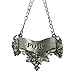 Embossed Pewter Wine Bottle or Decanter Label Port