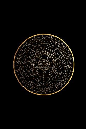 Satanic Sigil: Black and Gold - Sigillum Satanas | Bullet Journal Dot Grid Pages (Journal, Notebook, Diary, Composition Book) (Volume 3) Paperback – June 4, 2018