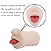 Bigbanana 3D Realistic Male Masturbator, Pocket Pussy Sex Toy for Oral Blow Job Masturbation  (Flesh)
