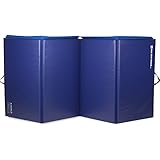 We Sell Mats 4 ft x 8 ft x 2 in Personal Fitness & Exercise Mat, Lightweight and Folds for Carrying, Blue