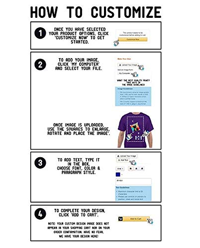 Custom Mens V-Neck T-Shirts Design Your Own Text or Image Adult Unisex Shirt White - Image 6