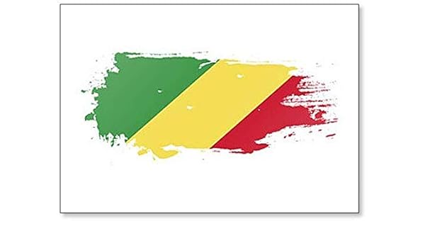 Imán para nevera con diseño de la bandera de la República del ...